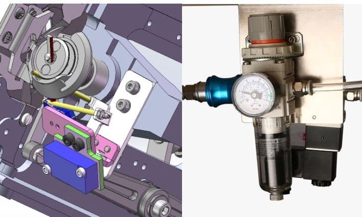 End bobbin thread sensor (F13)