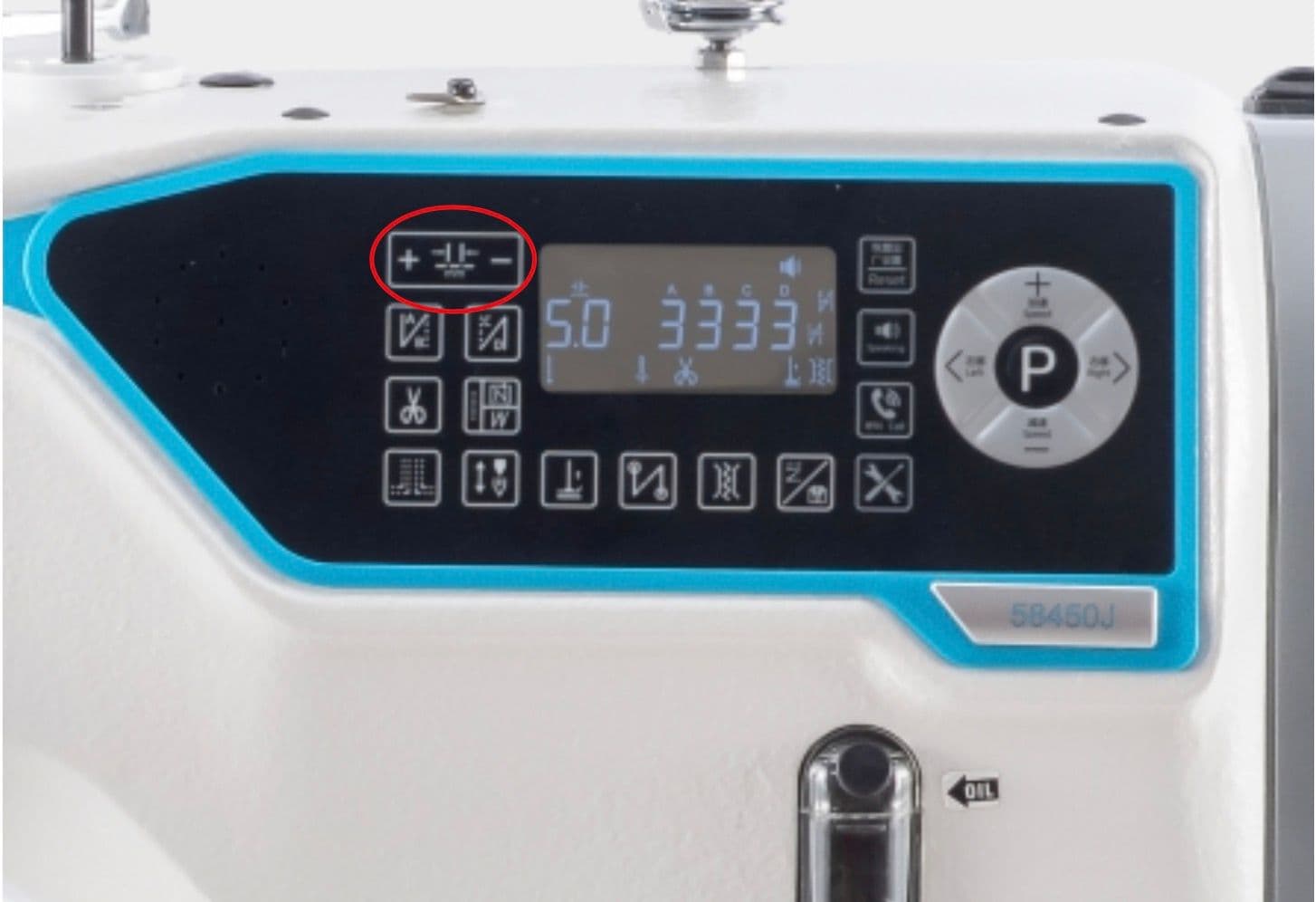 Digistal stitch adjustment